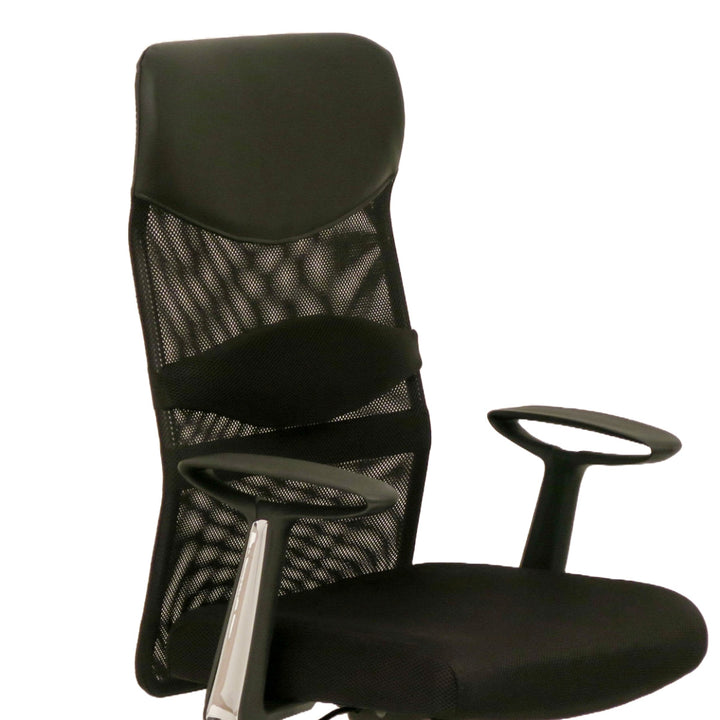 オフィスチェアメッシュ昇降式座面高46～54cmハイバックタイプジェーン