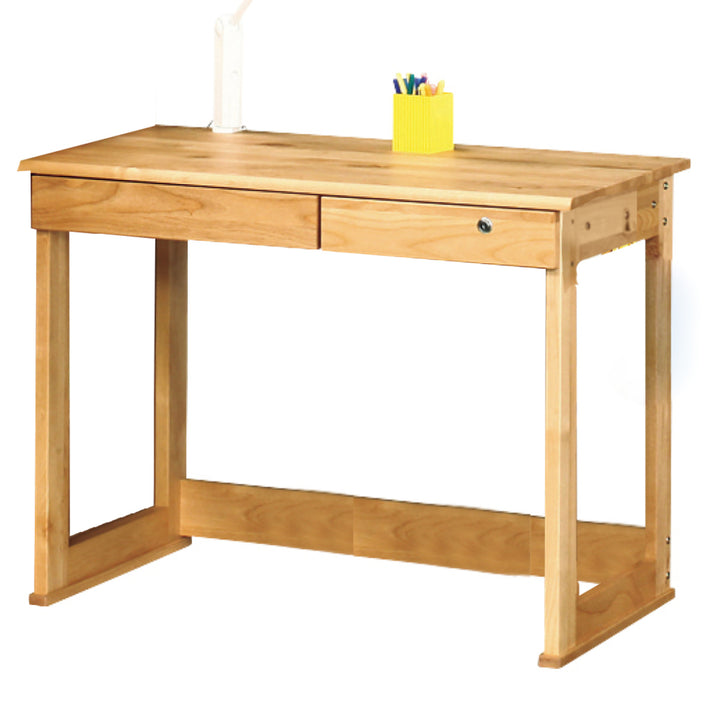 学習机シンプル幅100cm奥行55cm引出し付レオ