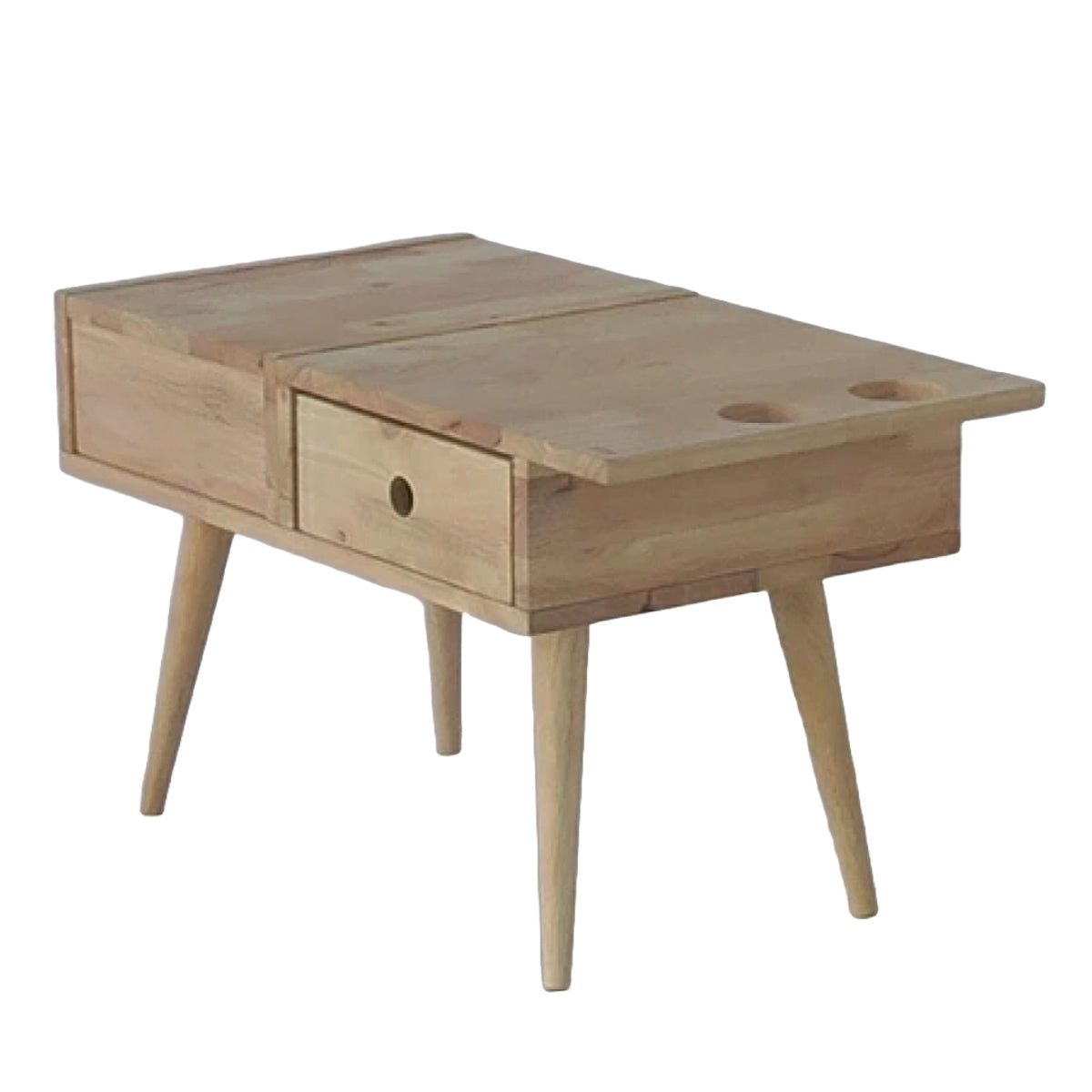 ドレッサー テーブル 幅75cm ドライヤーホルダー付 NATURAL SIGNATURE