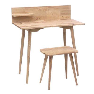 ワークデスク チェアセット ミニ棚板 ドリンクホルダー付 NATURAL SIGNATURE