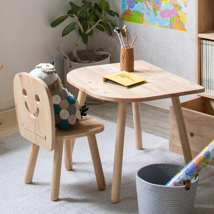 キッズデスクチェアセット継ぎ脚付NATURALSIGNATURE