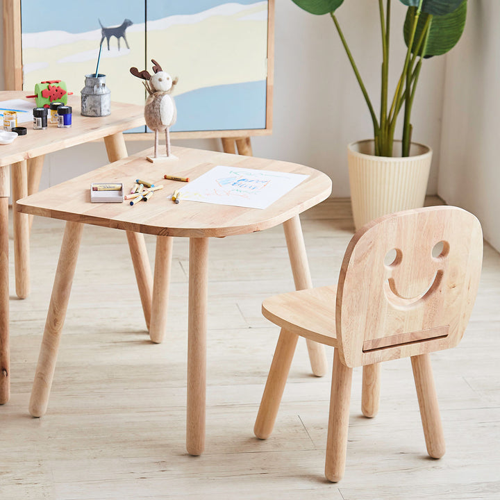 キッズデスクチェアセット継ぎ脚付NATURALSIGNATURE