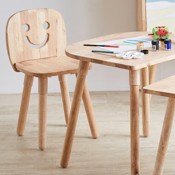 キッズデスクチェアセット継ぎ脚付NATURALSIGNATURE