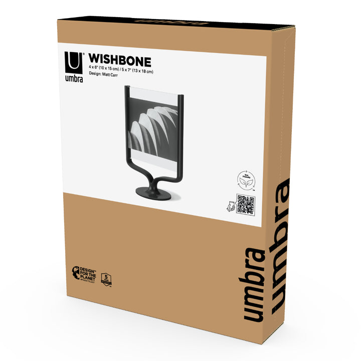 Umbraフォトフレームウィッシュボーンフォトディスプレイ