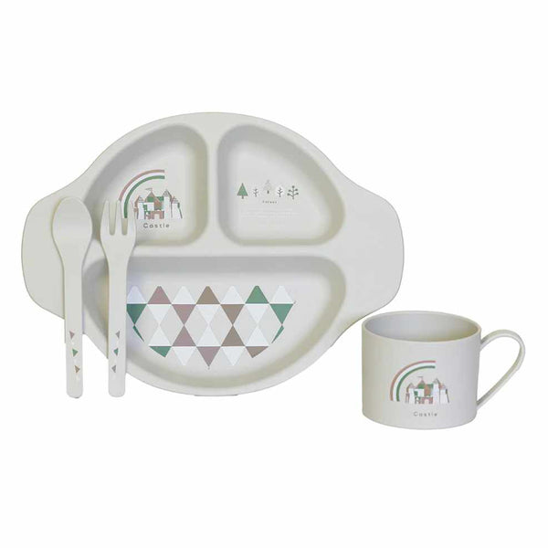 子ども向け食器セット安心100%トウモロコシ由来エコフレンドリー