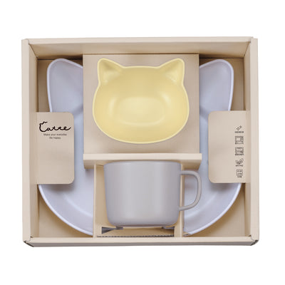 食器 ギフトセット catte Giftbox ランチプレート ボウル マグ 日本製 BPAフリー