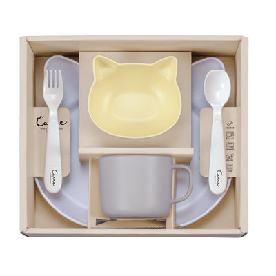 食器 ギフトセット catte Giftbox ランチプレート ボウル マグ スプーン フォーク 日本製 BPAフリー