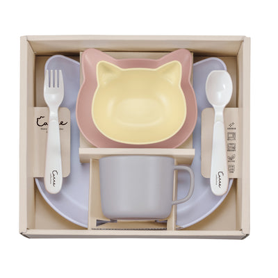 食器 ギフトセット catte Giftbox ランチプレート プレート ボウル マグ スプーン フォーク 日本製 BPAフリー