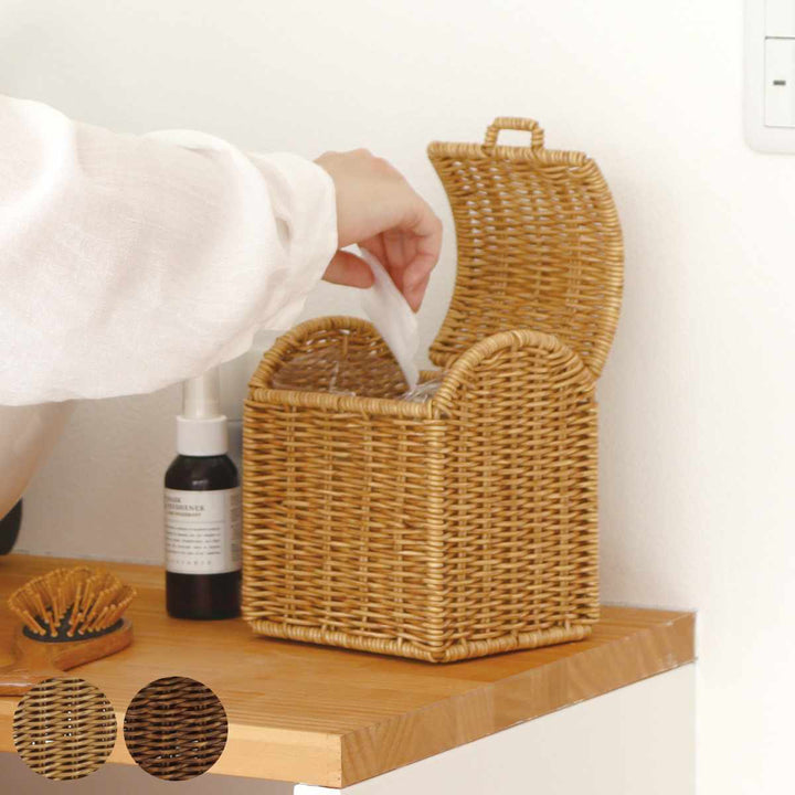 ゴミ箱ミニサイズ卓上ミニダストボックススクエアユティルナイール