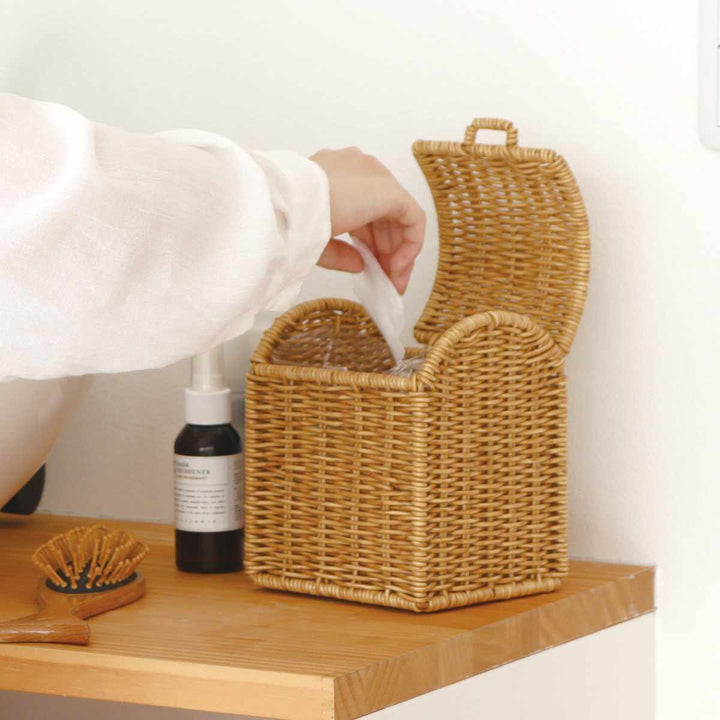 ゴミ箱ミニサイズ卓上ミニダストボックススクエアユティルナイール