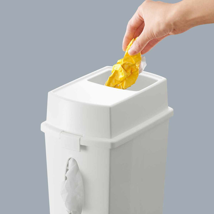 花粉症ゴミ箱ティッシュケース付きダストボックス