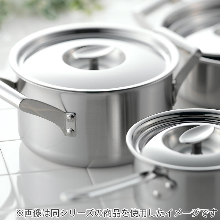 雪平鍋16cmIH対応エレックマスタープロステンレス製日本製フジノス片手鍋