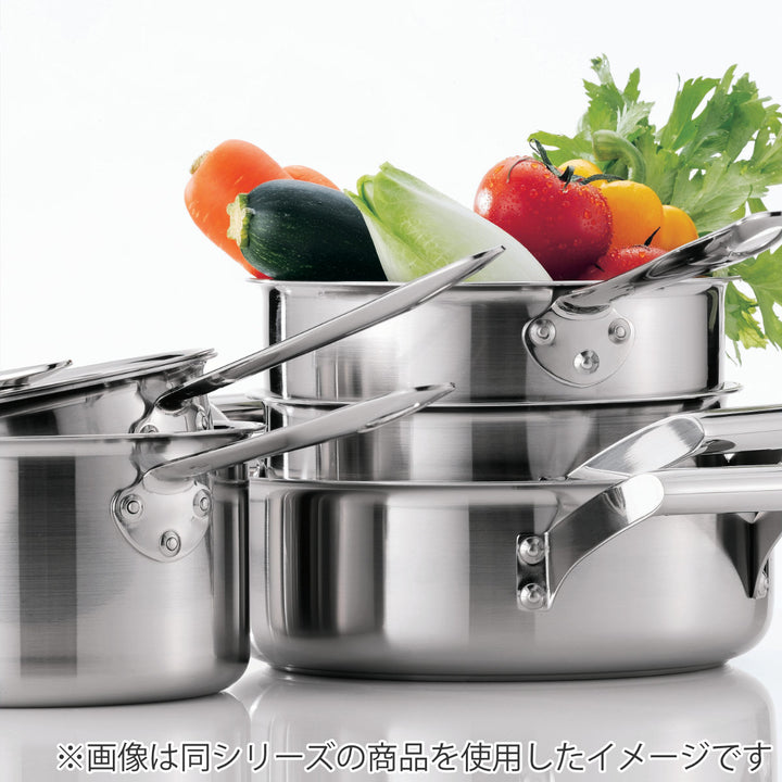 雪平鍋18cmIH対応エレックマスタープロステンレス製日本製フジノス片手鍋