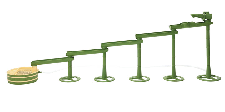 流しそうめん器竹流麺スライダーそうめん流し器