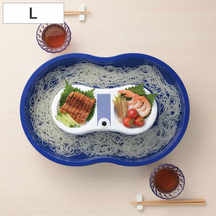 流しそうめん器真珠乃涼電池式そうめん流し器L