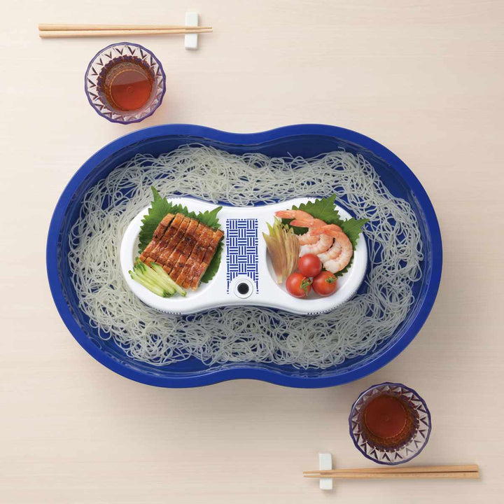 流しそうめん器真珠乃涼電池式そうめん流し器L