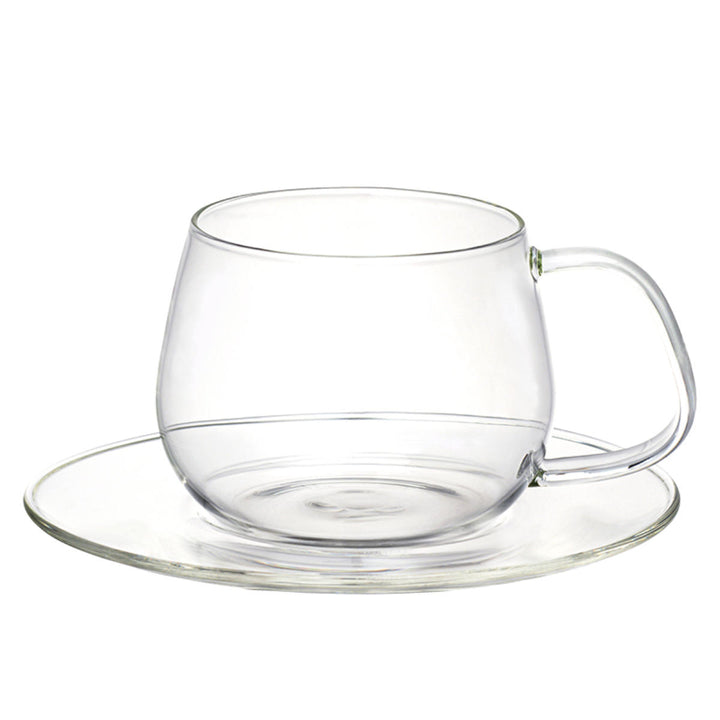 KINTOキントーUNITEAカップ＆ソーサー350mlガラス