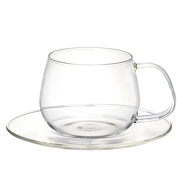 KINTOキントーUNITEAカップ＆ソーサー350mlガラス