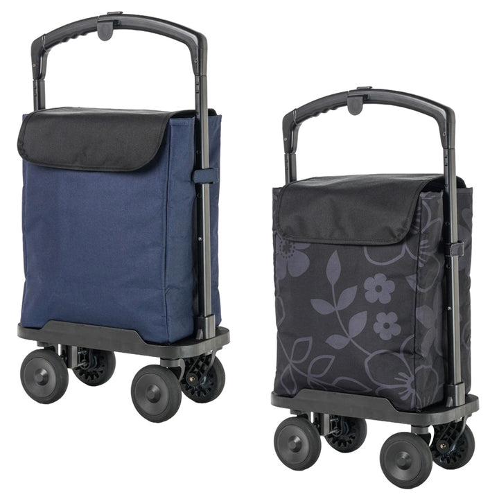 ショッピングカート保冷仕様メッシュバック付き3段階高さ調節可能