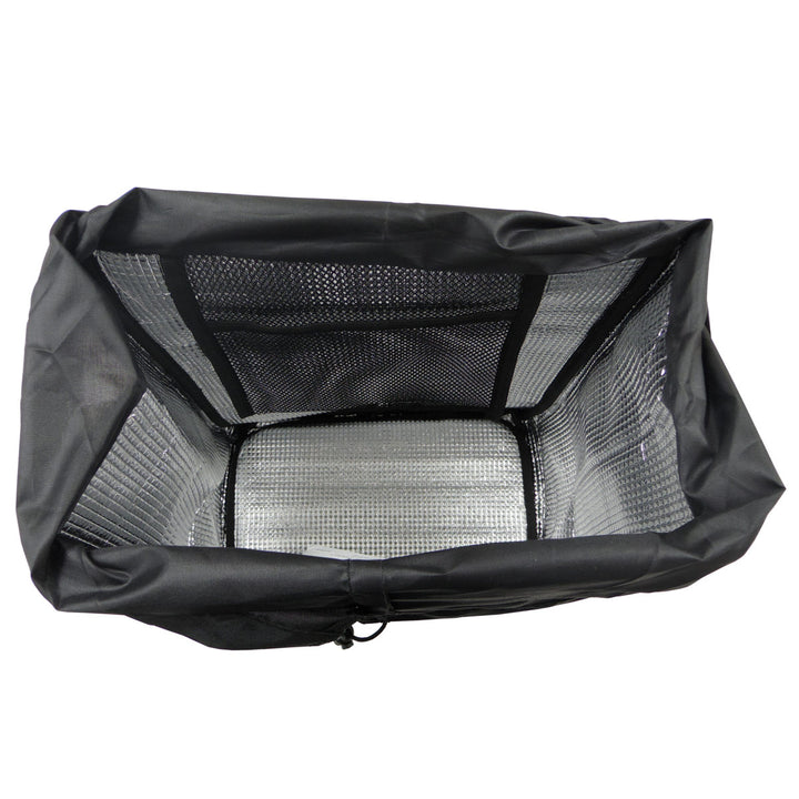 ショッピングカート保冷仕様メッシュバック付き3段階高さ調節可能