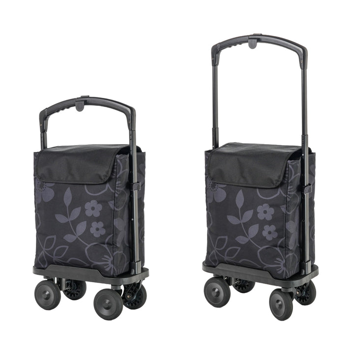 ショッピングカート保冷仕様メッシュバック付き3段階高さ調節可能