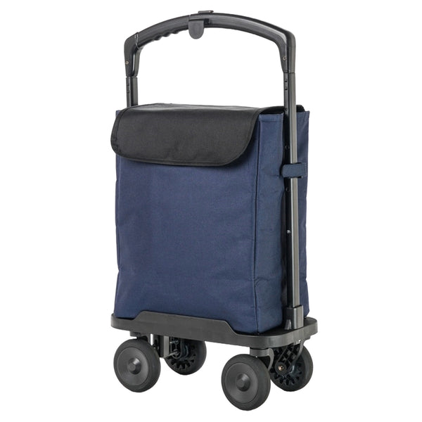 ショッピングカート保冷仕様メッシュバック付き3段階高さ調節可能