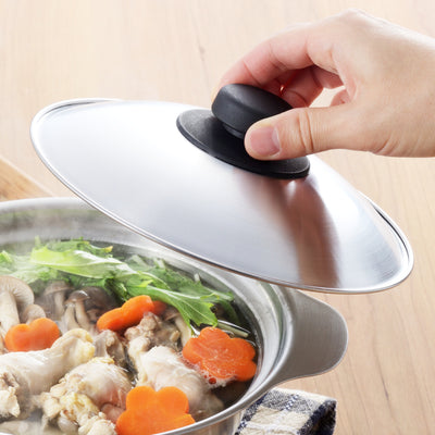 鍋蓋 どんぶり鍋 ラーメン鍋 兼用蓋 ステンレス製 日本製