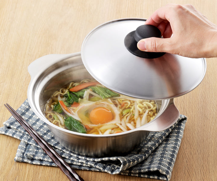 鍋蓋どんぶり鍋ラーメン鍋兼用蓋ステンレス製日本製
