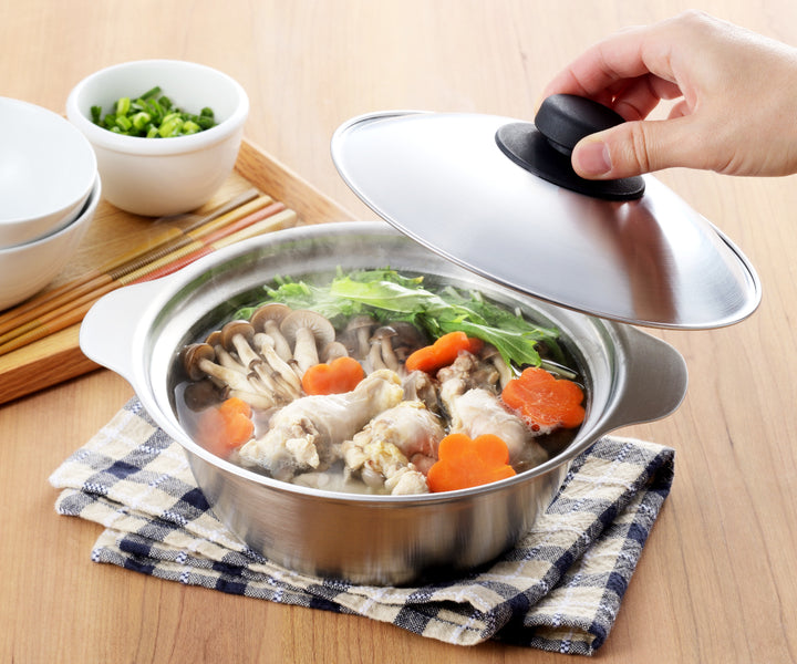 鍋蓋どんぶり鍋ラーメン鍋兼用蓋ステンレス製日本製