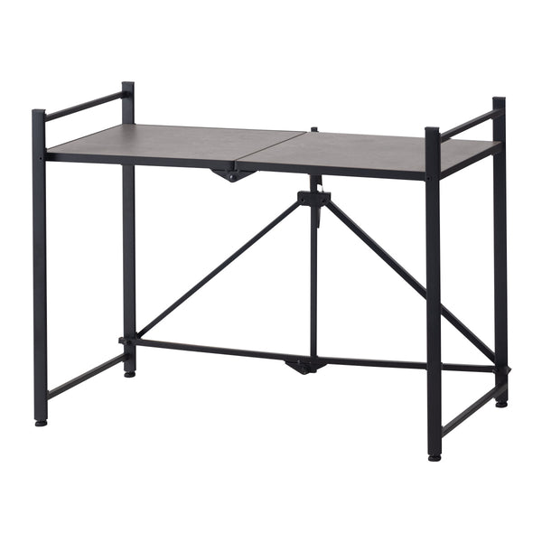 レンジ上ラック幅62cm折りたたみ石目調