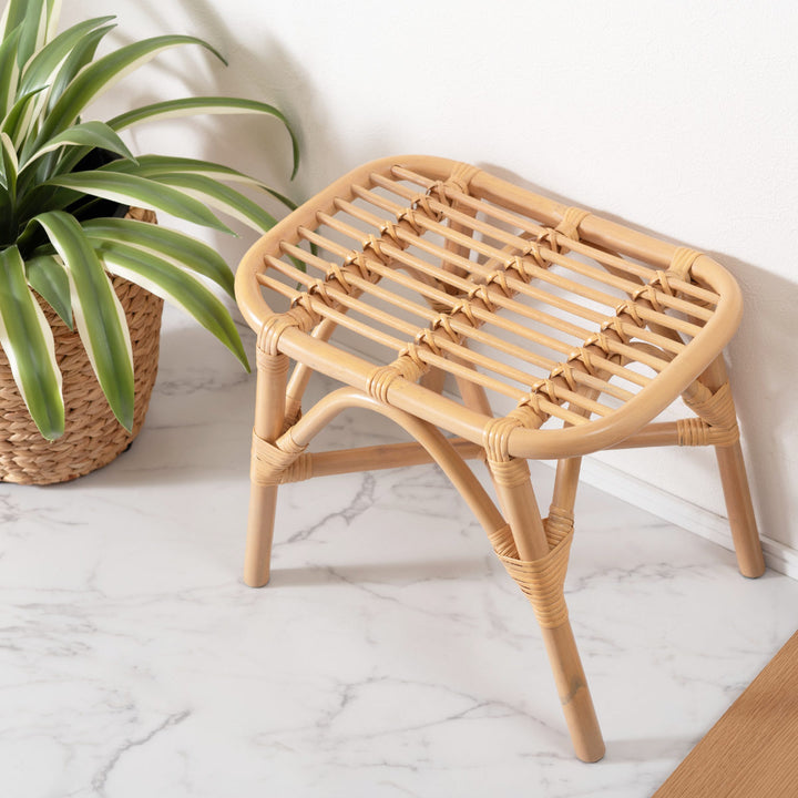 籐スツール座面高36cm天然木