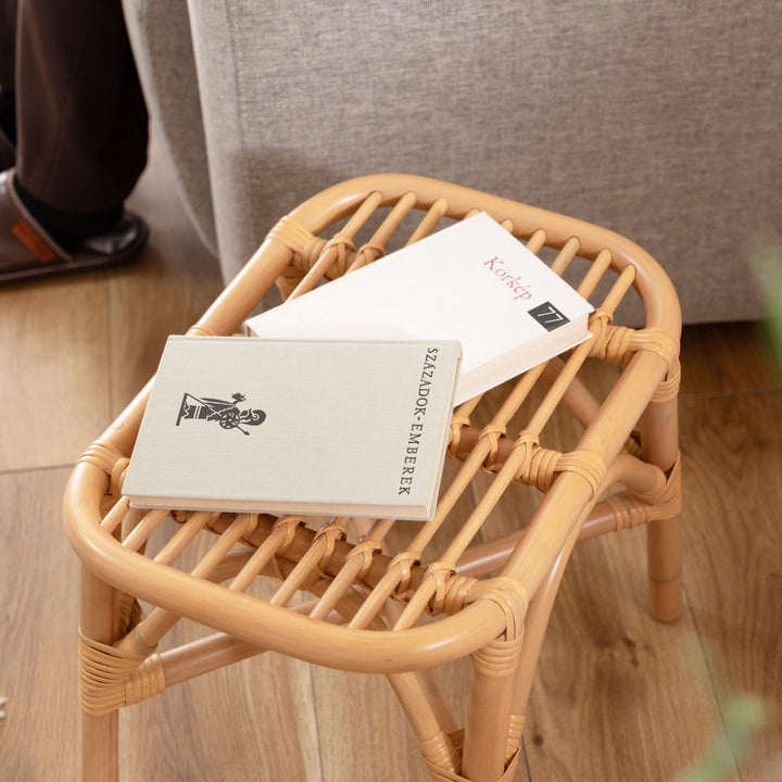 籐スツール座面高36cm天然木