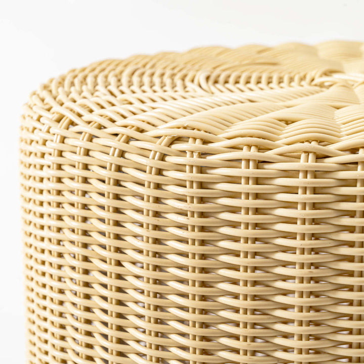 切り株風スツール座面高46cmラタン調