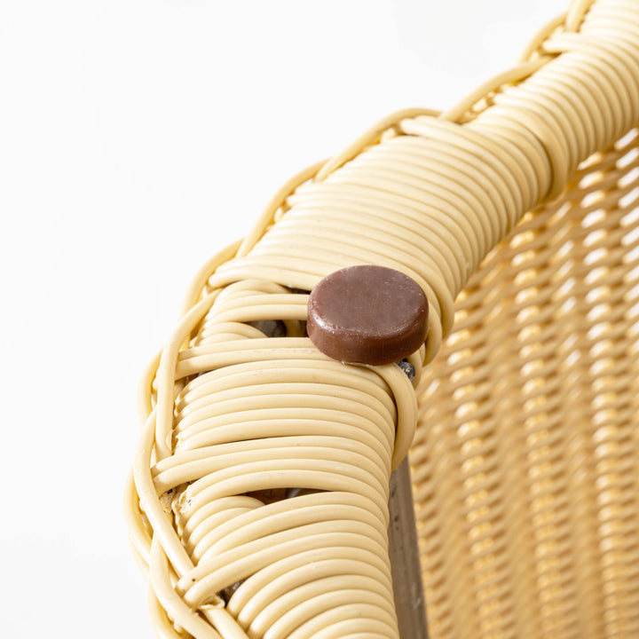 切り株風スツール座面高46cmラタン調