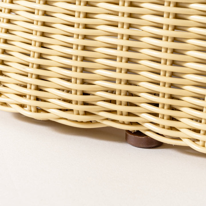 切り株風スツール座面高46cmラタン調