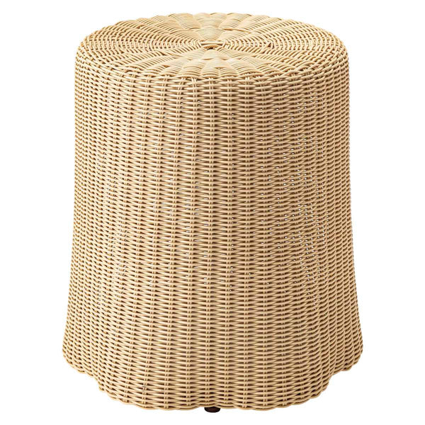 切り株風スツール座面高46cmラタン調