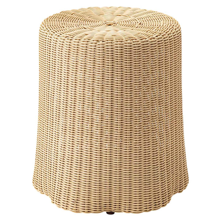 切り株風スツール座面高46cmラタン調