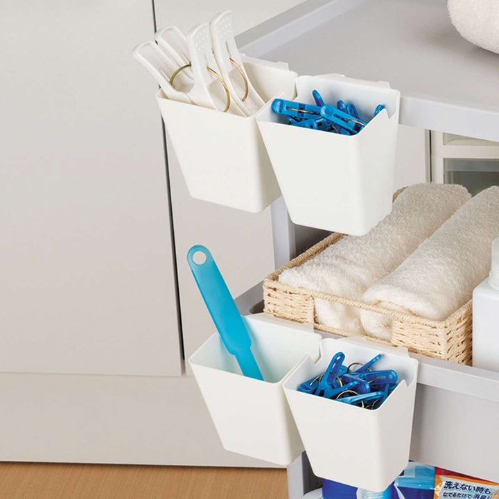 小物収納リセスタイルワゴンポケット4個組