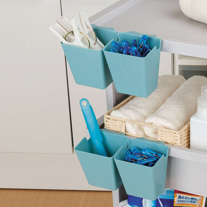 小物収納リセスタイルワゴンポケット4個組