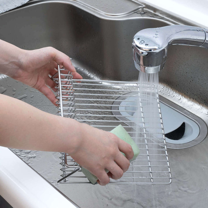 水切りラックenzo水切りかごセット排水式