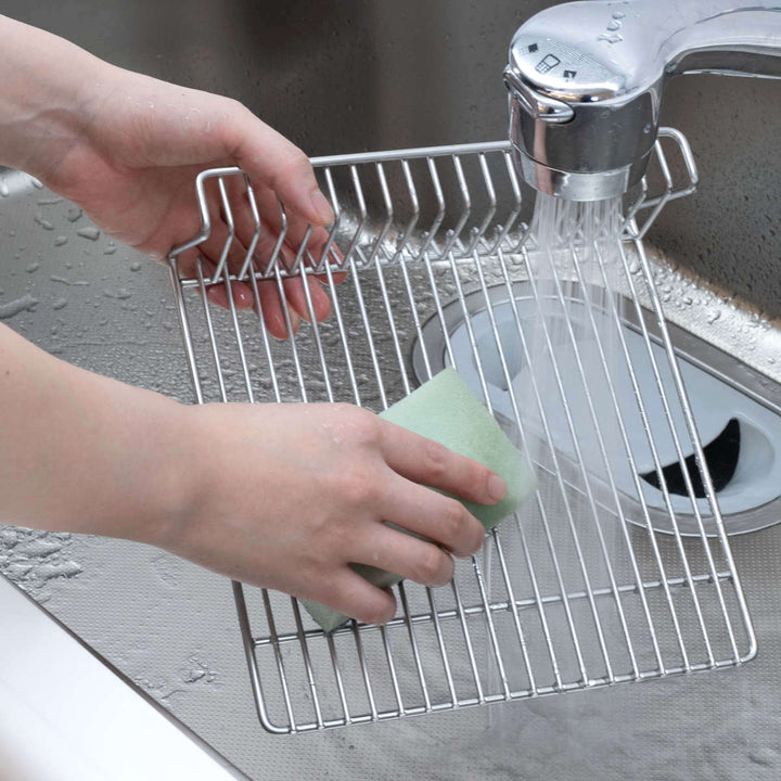 水切りラックenzo水切りかごセット排水式