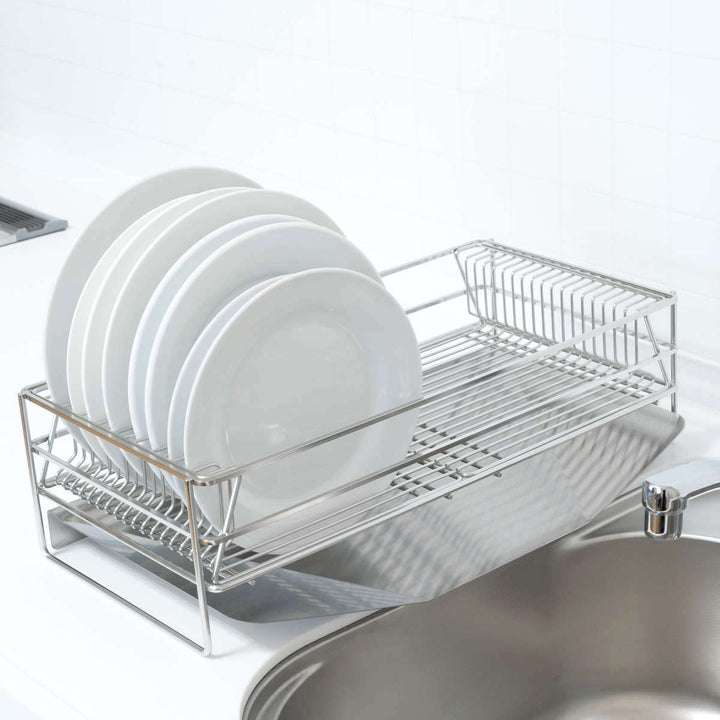 水切りラックenzo水切りかごセット排水式