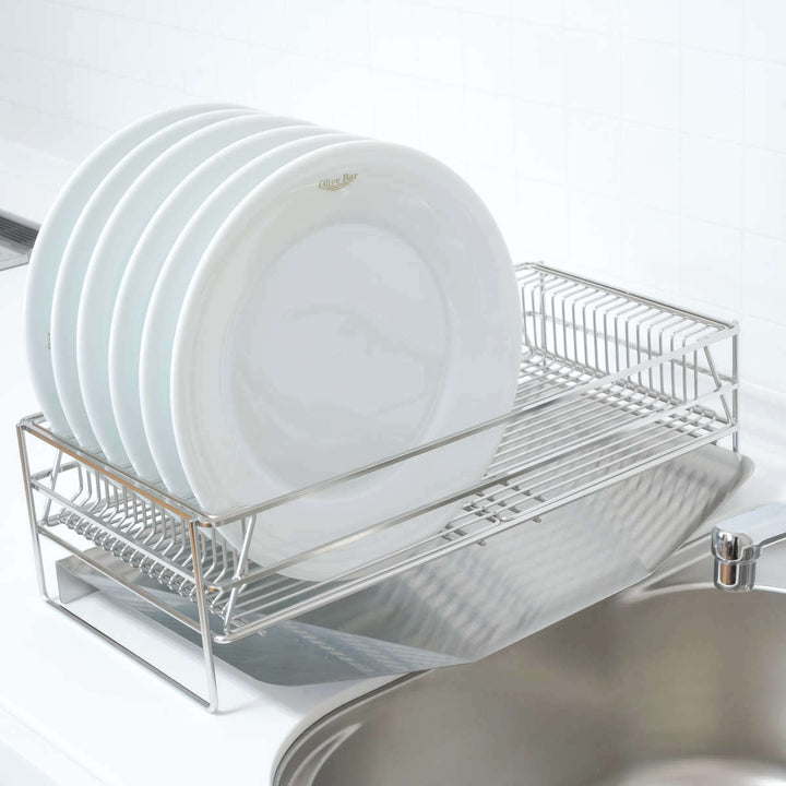 水切りラックenzo水切りかごセット排水式