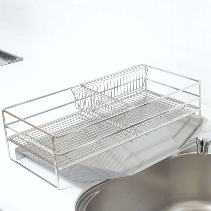 水切りラックenzo水切りかごセット排水式