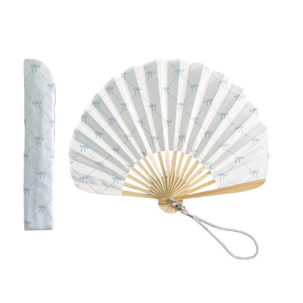 扇子リボン扇子＆ケースセットストラップ付