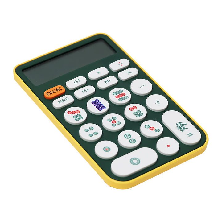 電卓マージャンデンタクグリーン麻雀牌