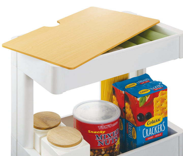 キッチンワゴンスマートワゴンFitW250幅260cm奥行45cm3段木天板