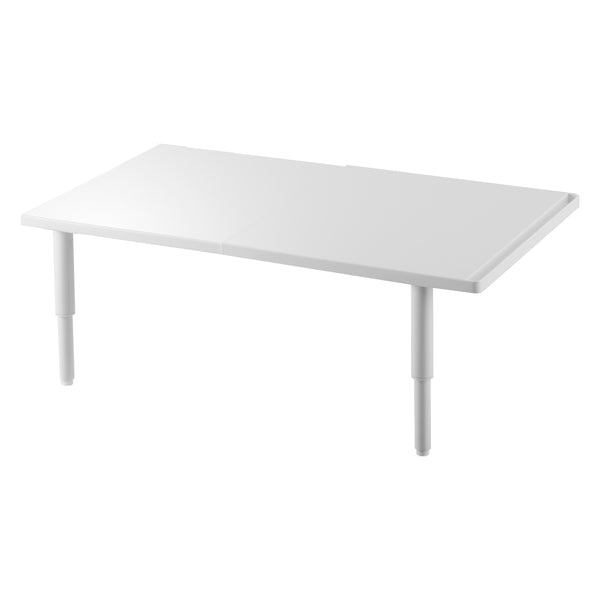 山崎実業towerカウンターに載せられる伸縮食洗機ラックタワーハイタイプ