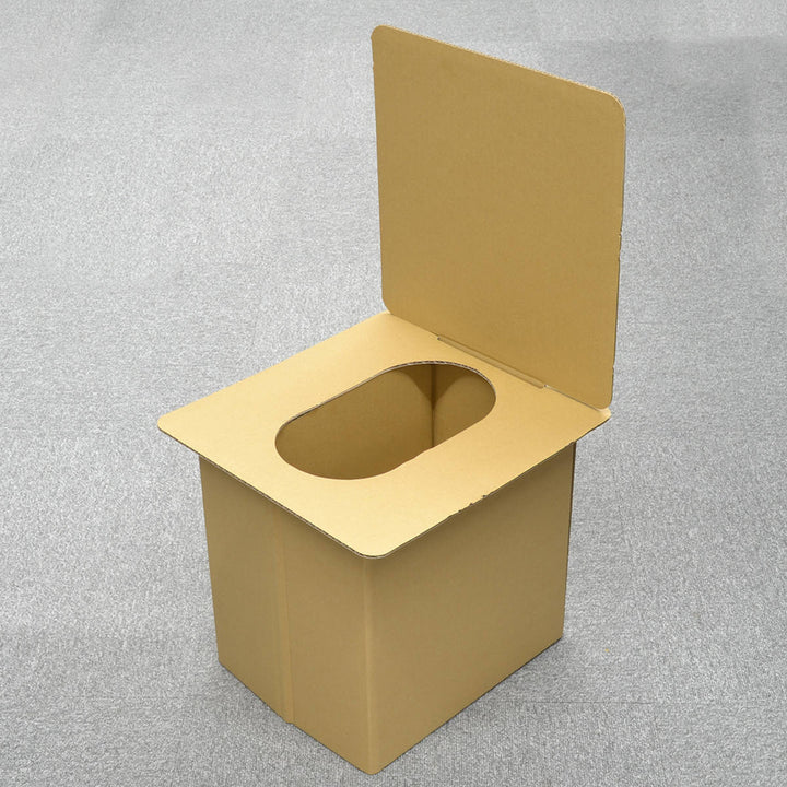簡易トイレ組立式ダンボールトイレ1個入り本体のみ防災