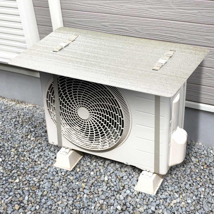 室外機カバーエアコン室外機の日差しガードパネルベルトタイプ80×48.5cm
